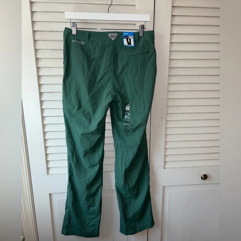 NWT Columbia PFG Omni-Shade UPF Straight Leg Hiking Pants Womens Size 6 Regular - Picture 4 of 6